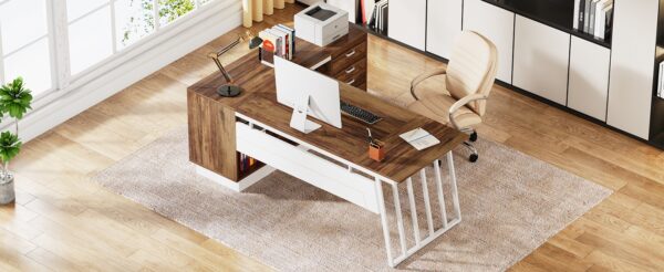 L-Shape Executive Desk - Image 5