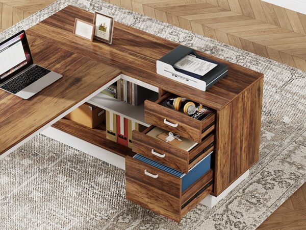 L-Shape Executive Desk - Image 9
