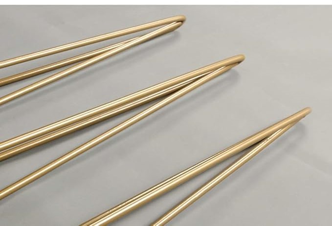 Round Coffee Table Living Room, Home Office, Nightstands, Bedroom with Metal Legs - Image 9