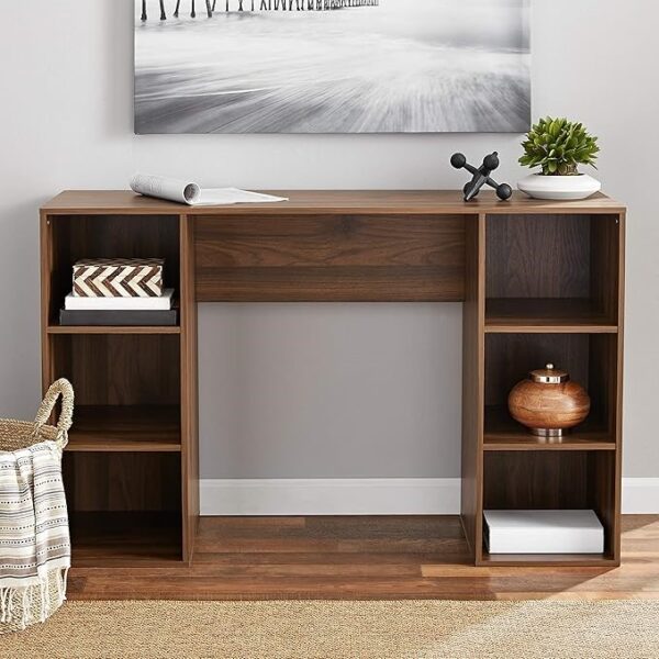 Modern 6-Cube Storage Desk – Sleek Workstation