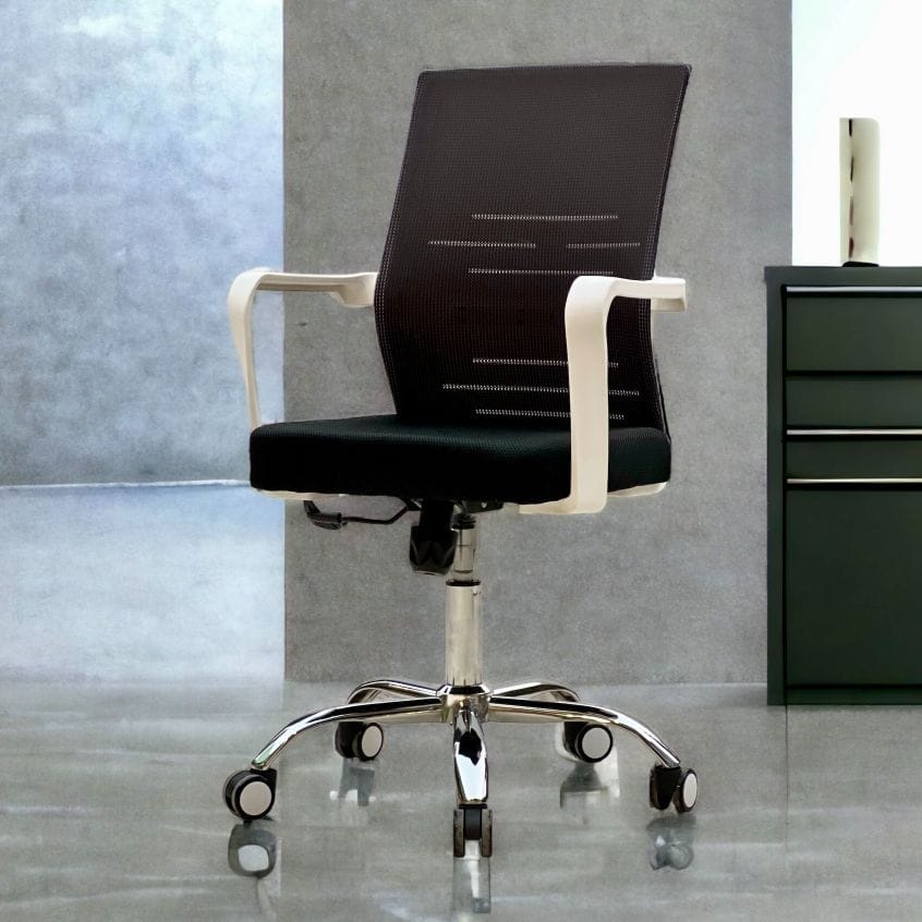 Modern Office Chair with Durable Steel Base