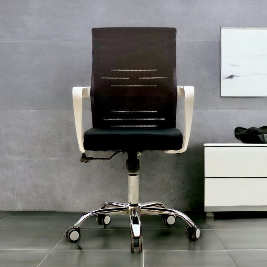 Modern Office Chair with Durable Steel Base - Image 2