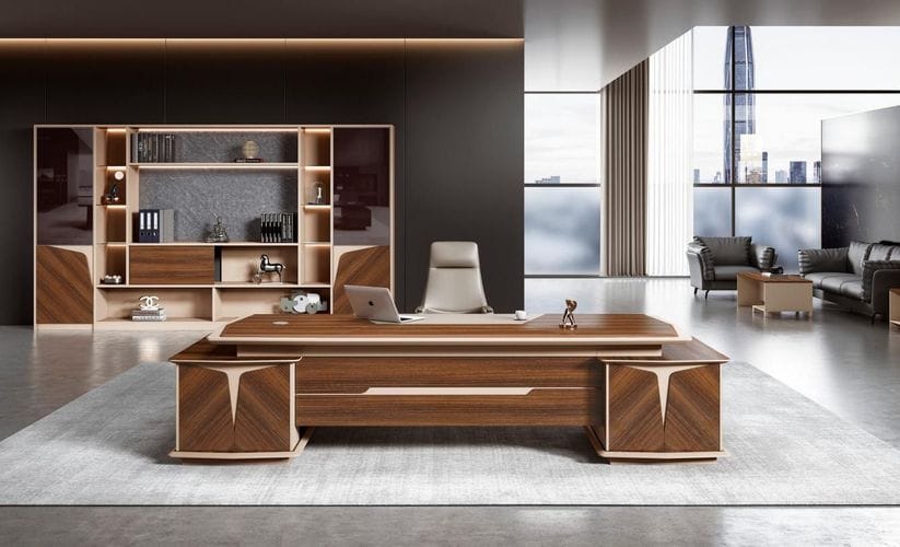 Executive Office Table – Modern CEO Desk - Image 3