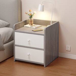 Bedside Table Modern Minimalist Small Storage Shelves