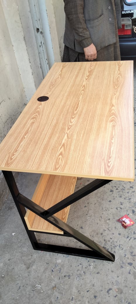 Modern K-Shaped Computer Office Study Desk - Image 9
